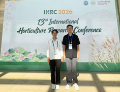 淮北师范大学教师参加第十三届国际园艺研究大会